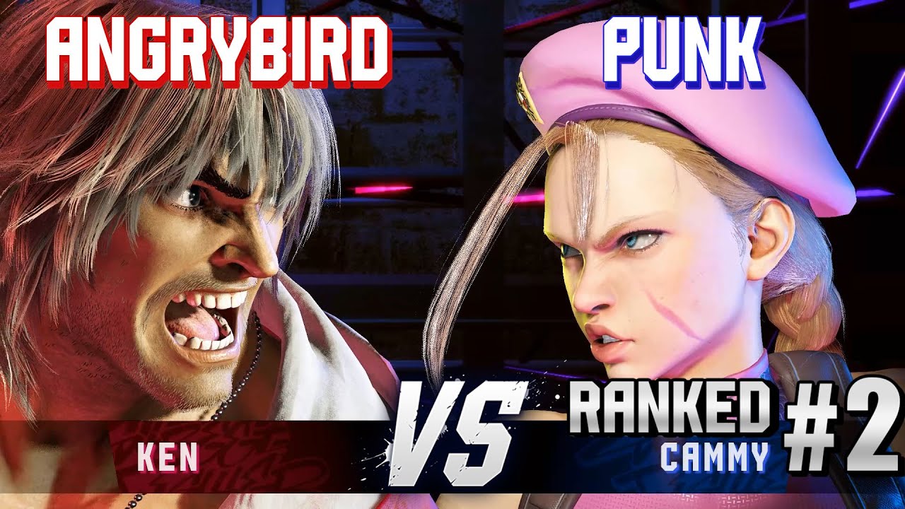 SF6 ▰ ANGRYBIRD (Ken) vs PUNK (#2 Ranked Cammy) ▰ High Level Gameplay
