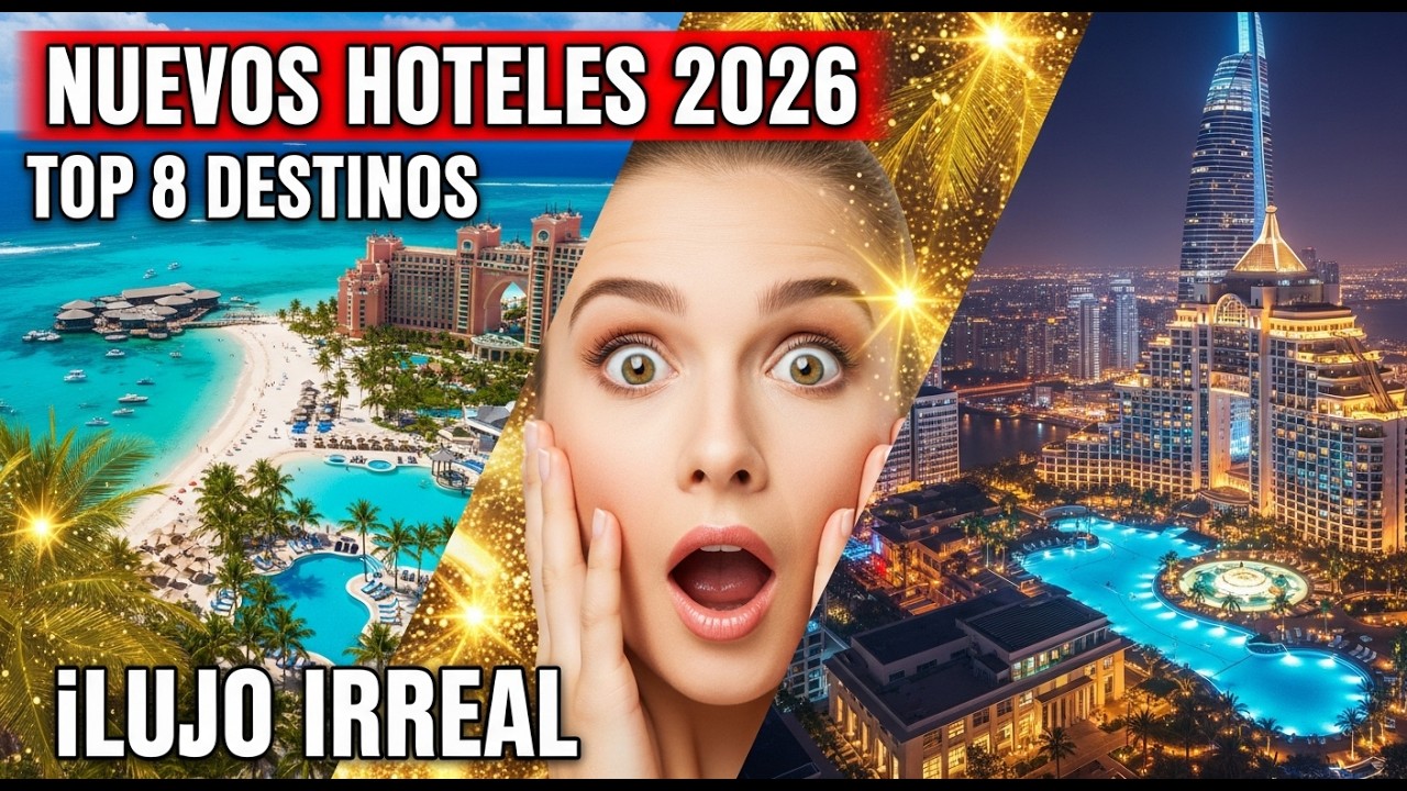 😍 8 NUEVOS HOTELES que ABRIRÁN en 2026 🌴 ¡Prepárate para unas vacaciones de ensueño!