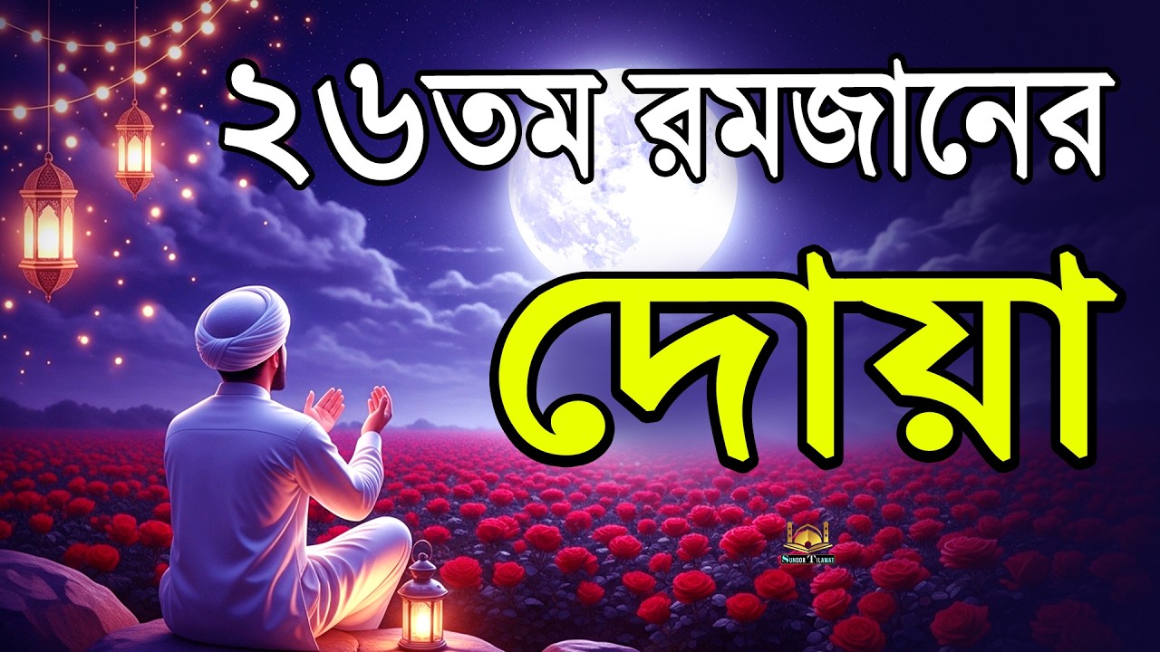 রমজানের ২৬তম দিনের সেরা দোয়া | Ramadan Dua 2026 | Dua for Ramadan | Sundor Tilawat
