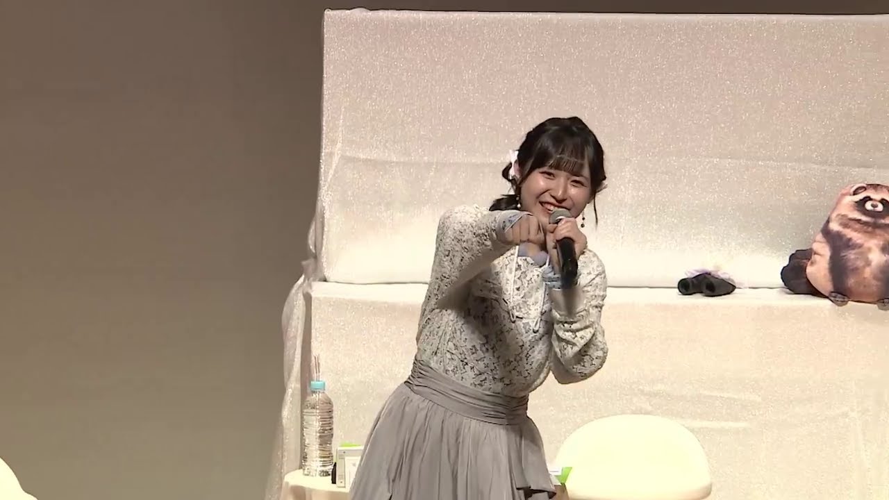 羊宮妃那さん「ひなパーンチ!」×5➡石見舞菜香さん・茅野愛衣さん・観客全員「うわぁー!」　『石見舞菜香のらじおてくてく 』イベント・ていくにゃん第2部