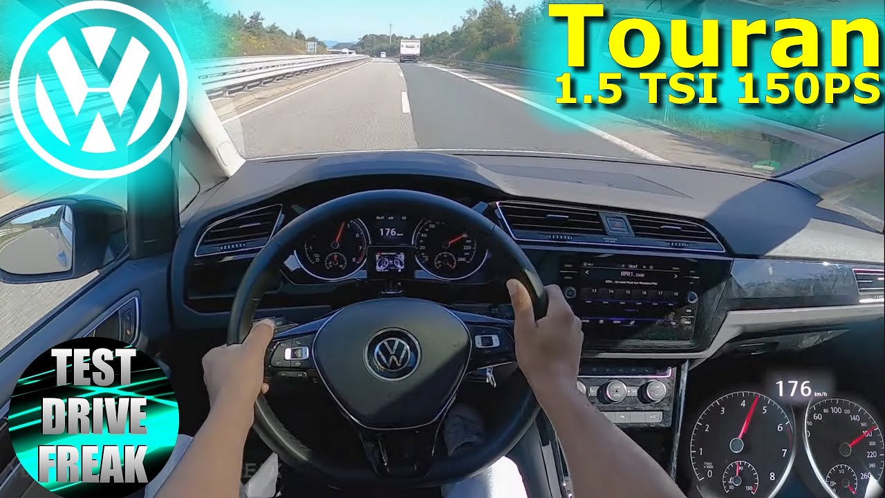 2021 Volkswagen Touran 1.5 TSI ACT 150 PS TOP SPEED AUTOBAHN DRIVE POV