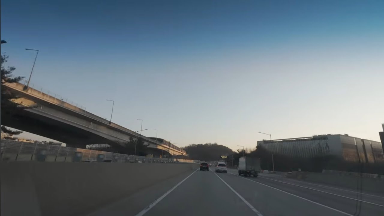 [초보운전 탈출여행#35] 수도권제1순환고속도로|평촌|성남|광주| #초보운전 #4k #drive #Korea