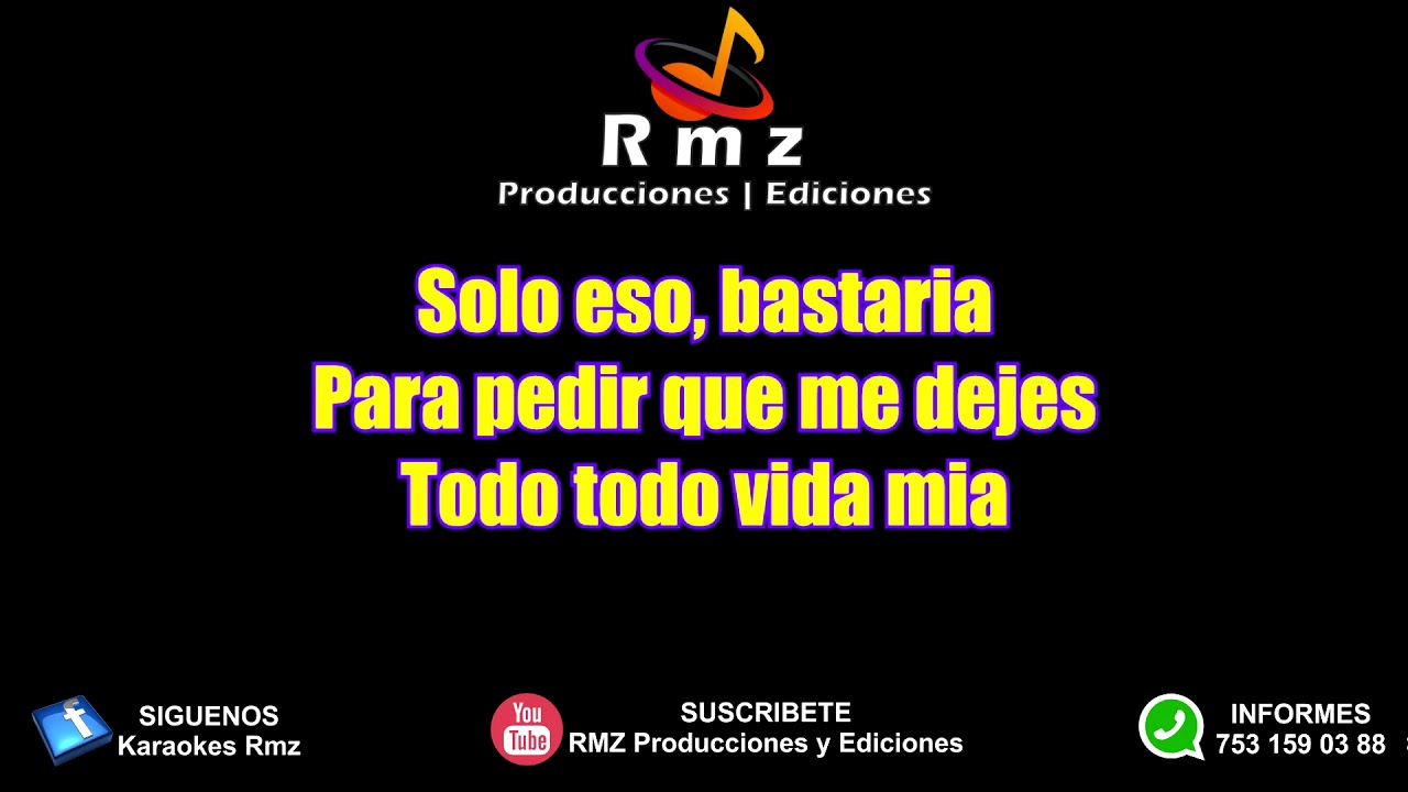 Se que no eres libre - Grupo Torero (Karaoke Completo)