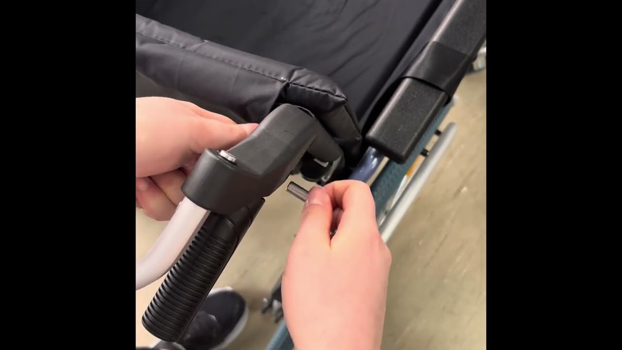 Wheelchair Headrest Removal Demonstration