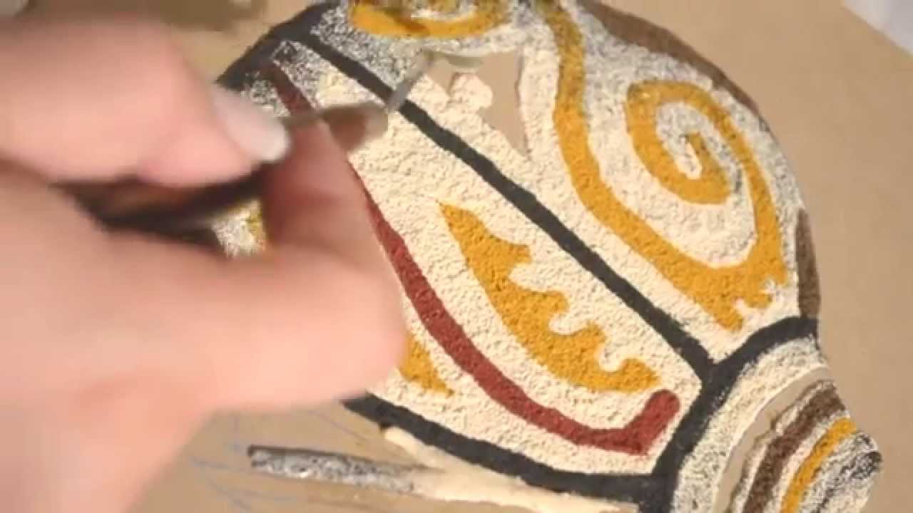 Como pintar con Granoulage - Vasija -  Herminia Devoto con Judith Moron