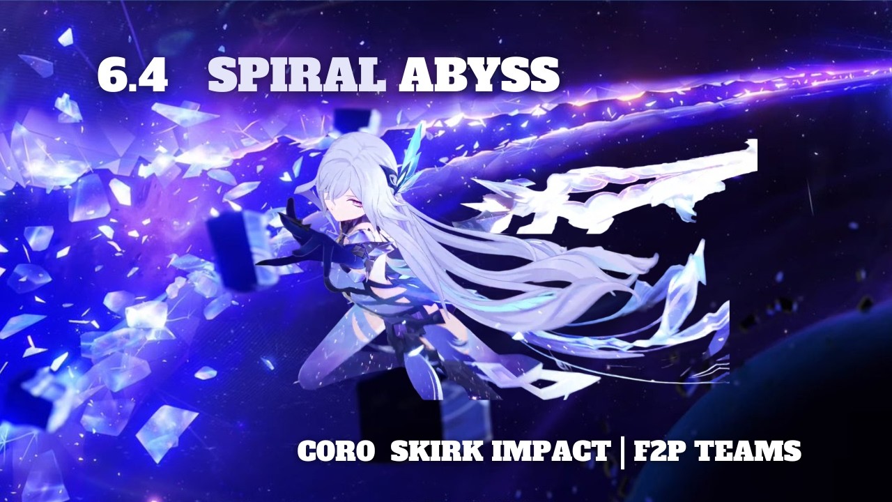 SKIRK with F2P TEAMS | Luna V/6.4 Spiral ABYSS | Genshin Impact