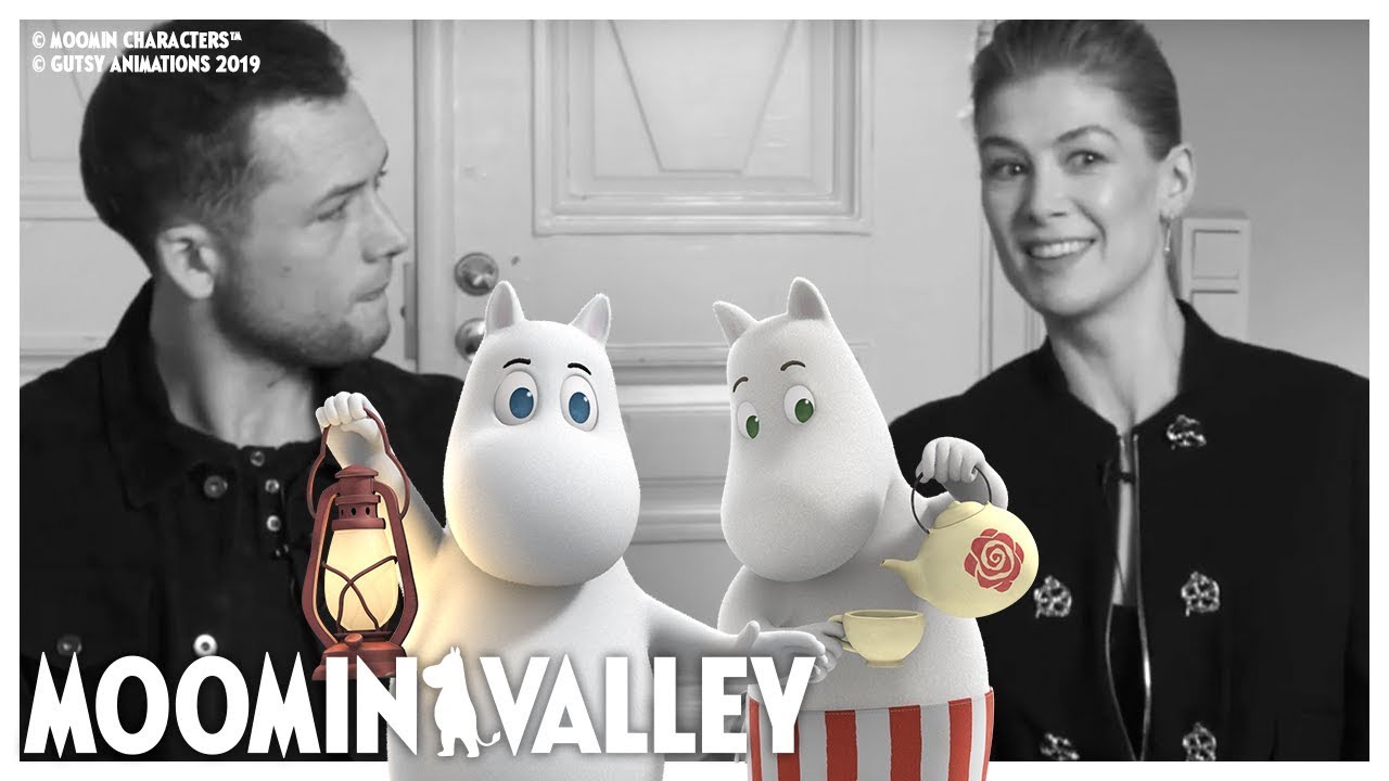 Rosamund Pike & Taron Egerton on their roles in the new Moominvalley series