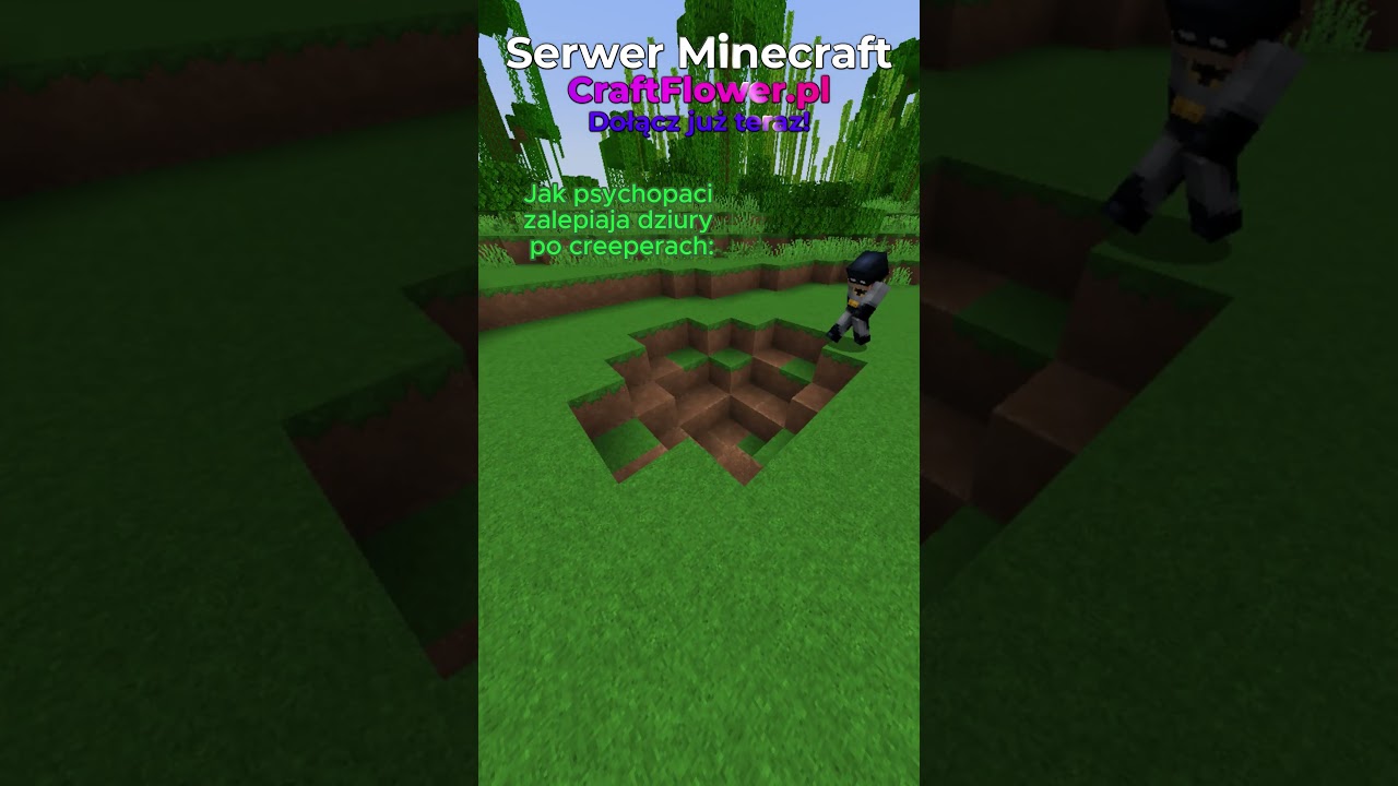 Każdy zna takiego wariata hah, IP: CraftFlower.pl