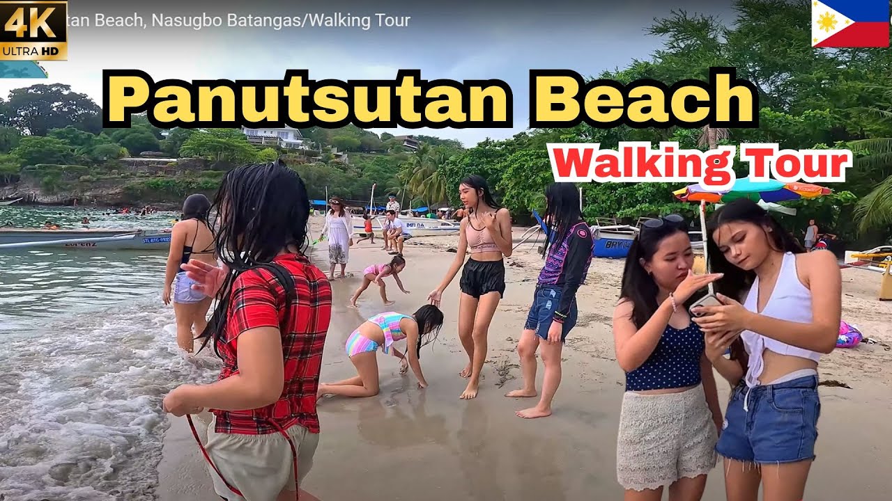 [4K] Panutsutan Beach, Nasugbo Batangas/Walking Tour