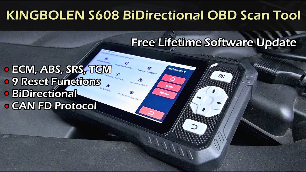 Диагностический сканер KINGBOLEN S608 OBD за 180 долларов | Бесплатное пожизненное обновление ПО