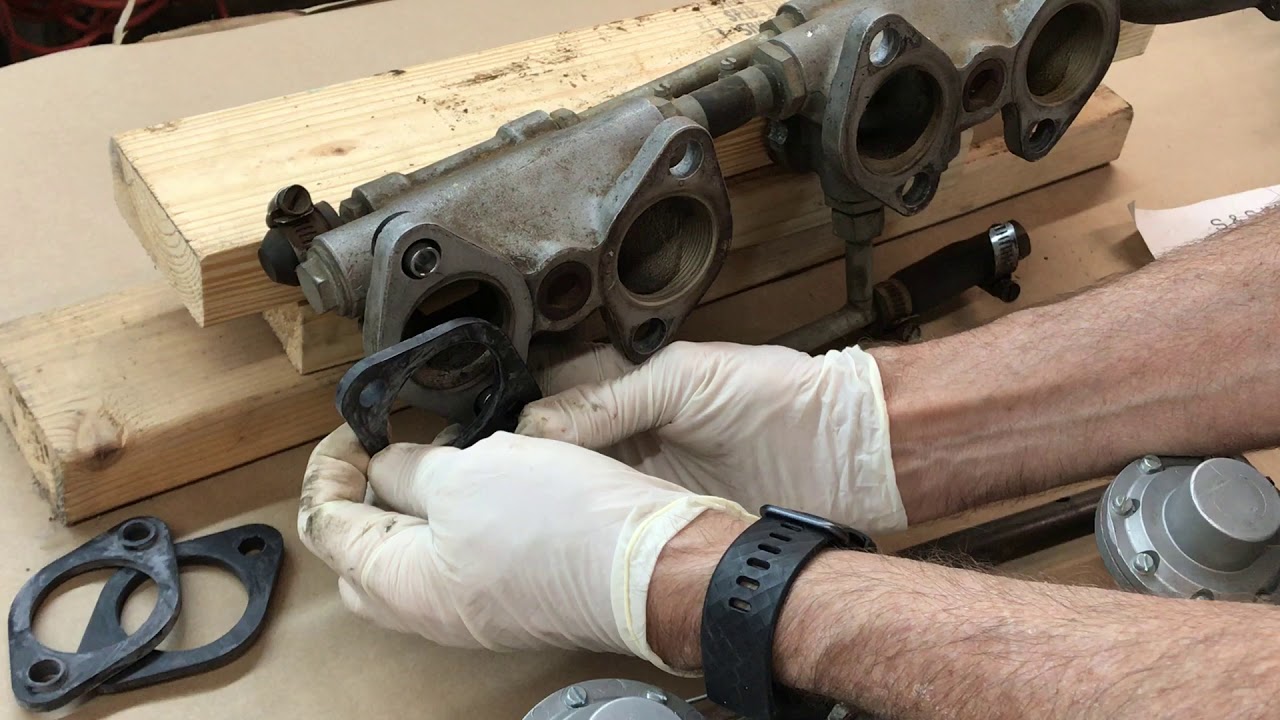 Installing 190SL Solex Carburetors