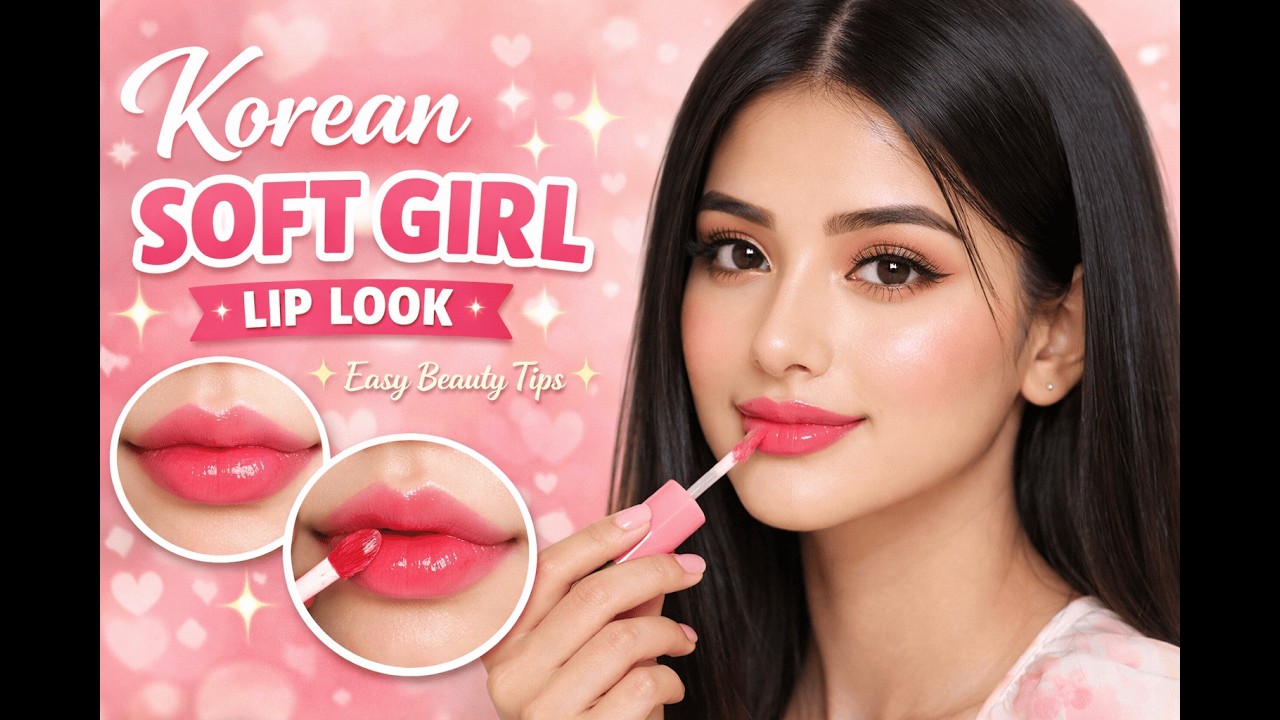 💄 Korean Soft Girl Lip Look ✨ Maybelline Vinyl Ink Swatches|#softglam |#makeuptutorials|#lipstick