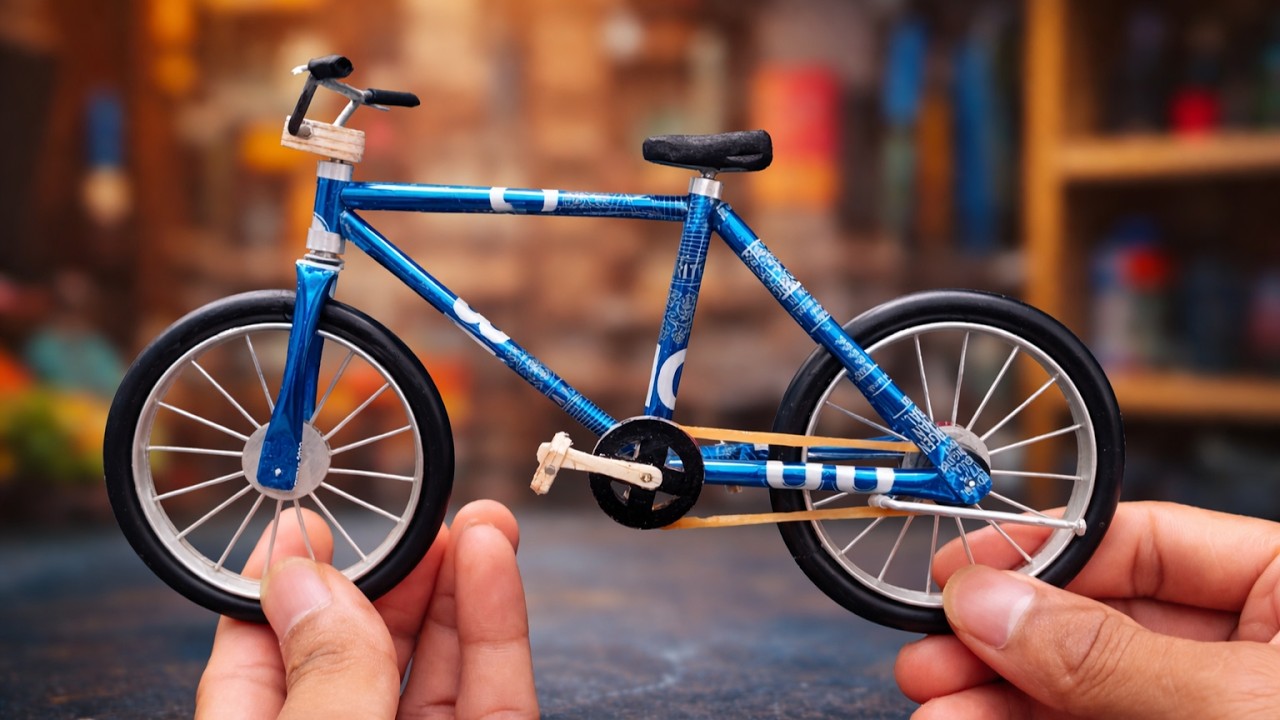 DIY Sepeda Mini dari Kaleng Soda Bekas | Ide Kreatif Daur Ulang yang Menakjubkan!