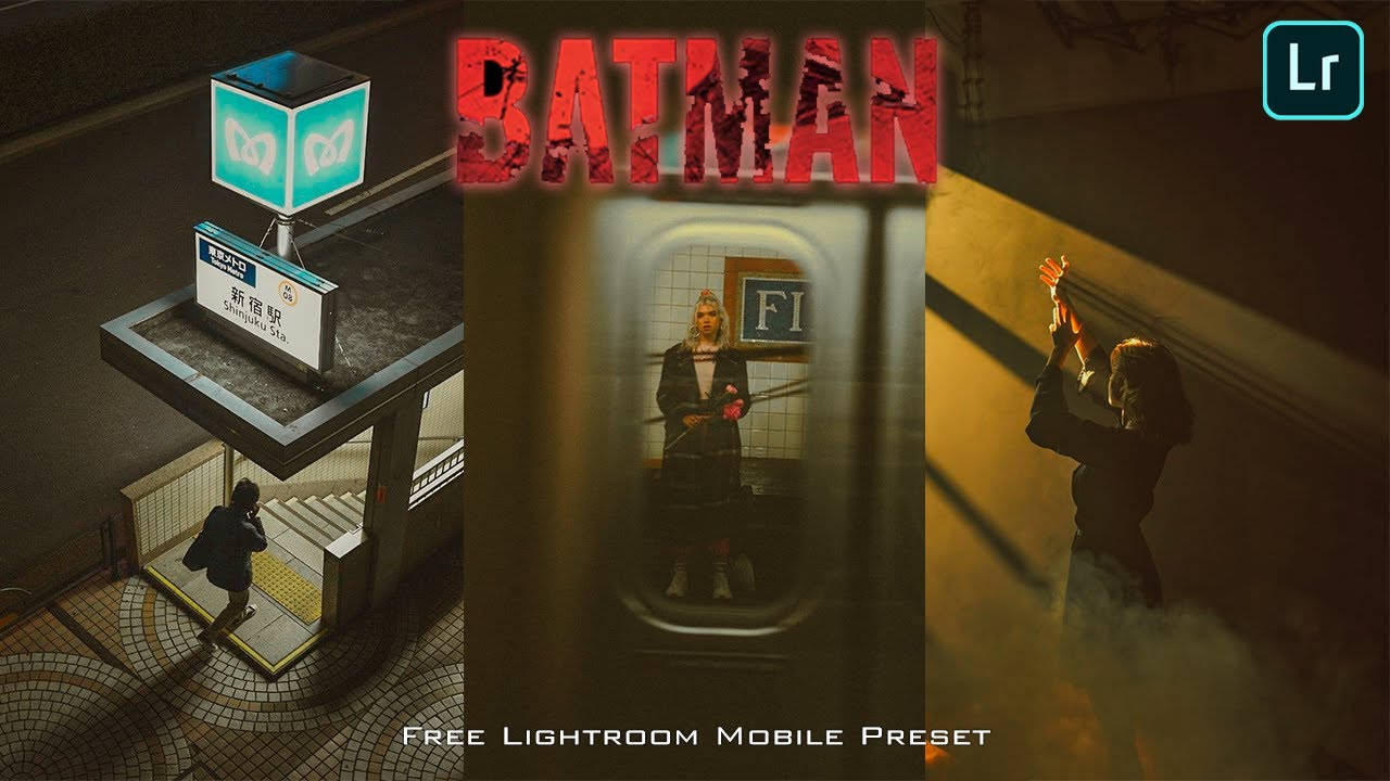 How To Make Your Photos Look Like BATMAN | Lightroom Mobile Presets - Tutorial Lightroom Mobile