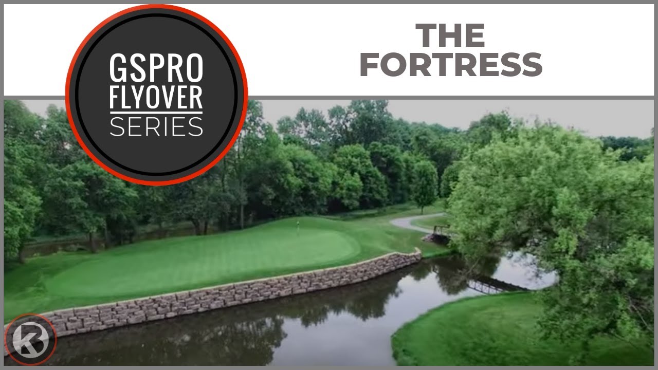 GSPro Course Flyover - The Fortress - Designed by Jruble7