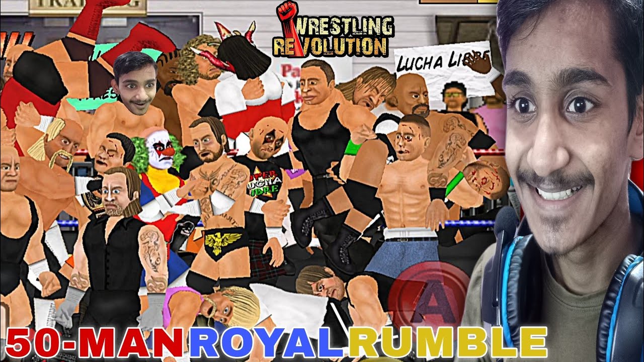 AN EPIC 50 MAN ROYALE RUMBLE IN WRESTLING REVOLUTION 2D