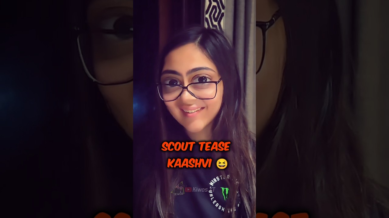 Scout Tease Kaashvi 🧡🥰 #scout #kaashvi #kaashplays