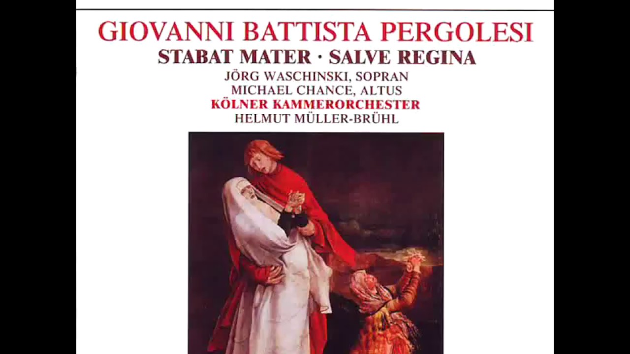 Pergolesi - Stabat Mater - II. Cujus animam gementem (J. Waschinski & M. Chance)