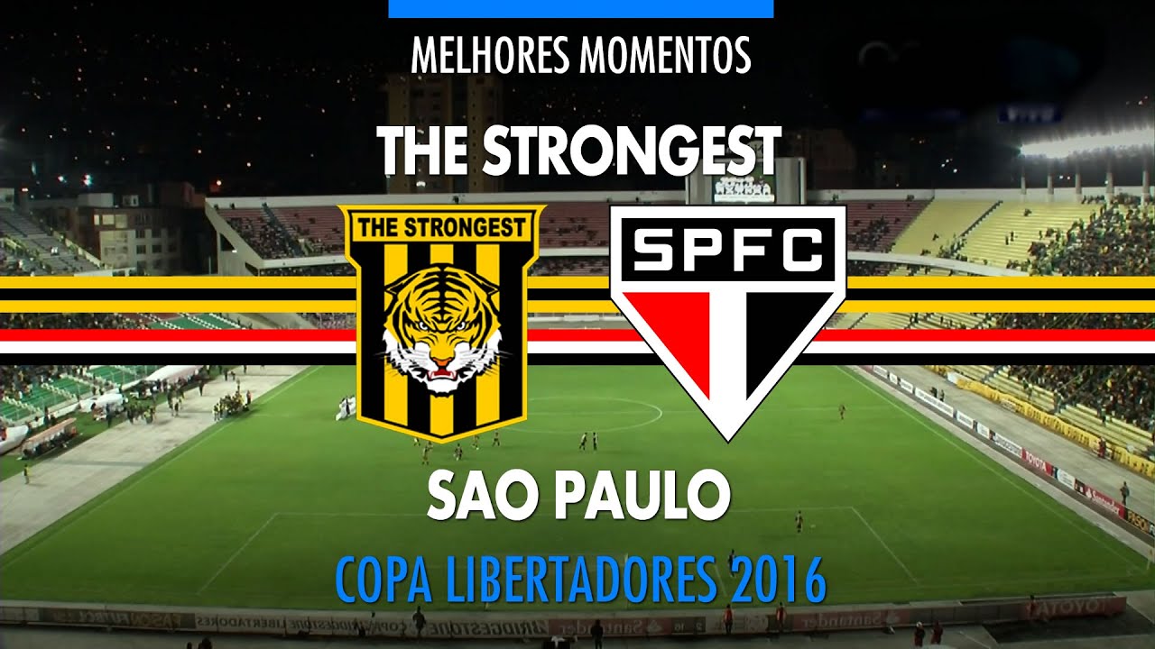 Melhores Momentos - The Strongest-BOL 1 x 1 São Paulo - Libertadores - 21/04/2016