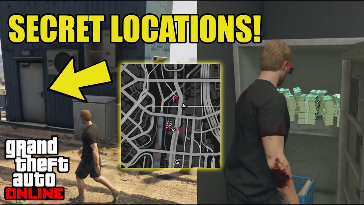 GTA 5 Online SECRET Hidden Locations You Didn't Know About...