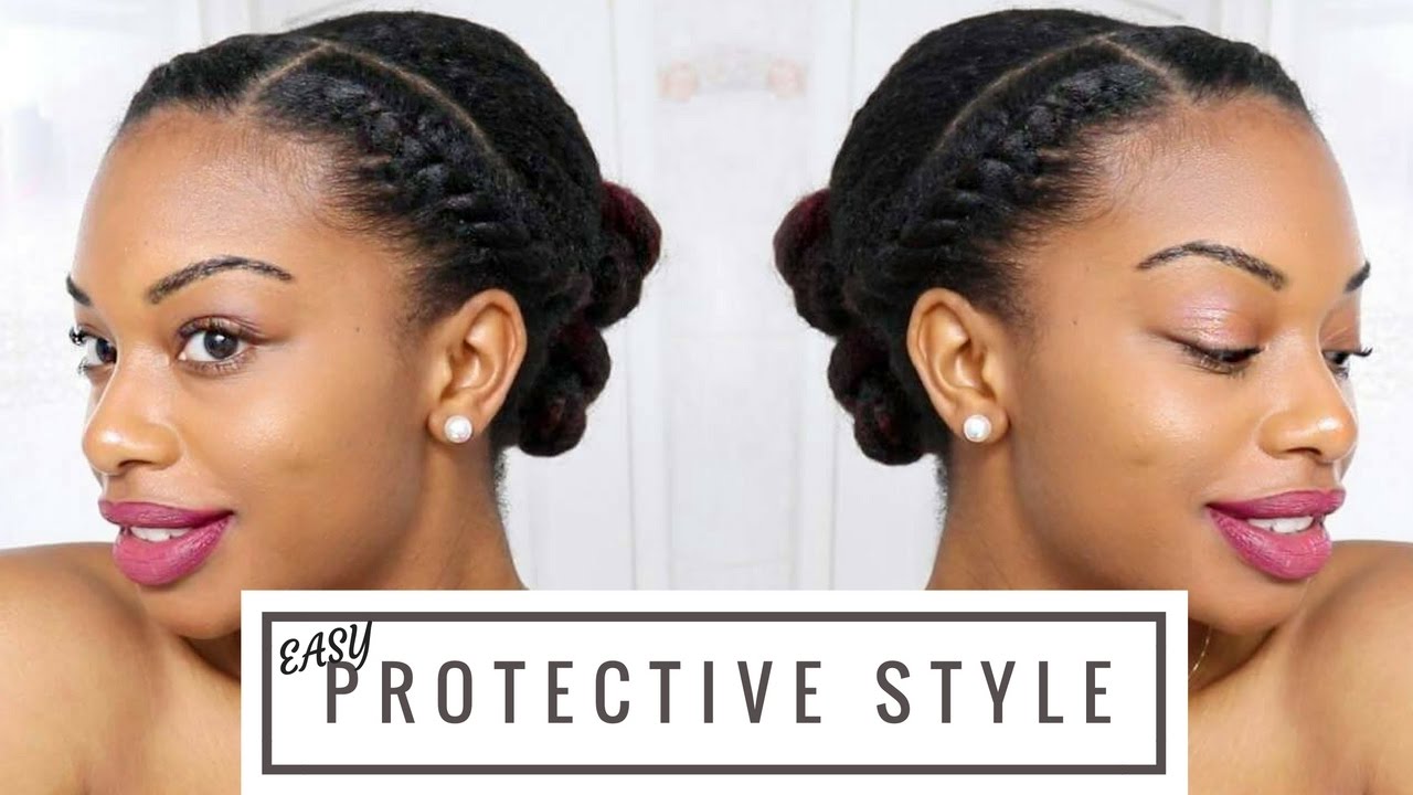THE PERFECT TWISTED BUN | NATURAL HAIR, RELAXED HAIR & TRANSITIONING TO NATURAL HAIR