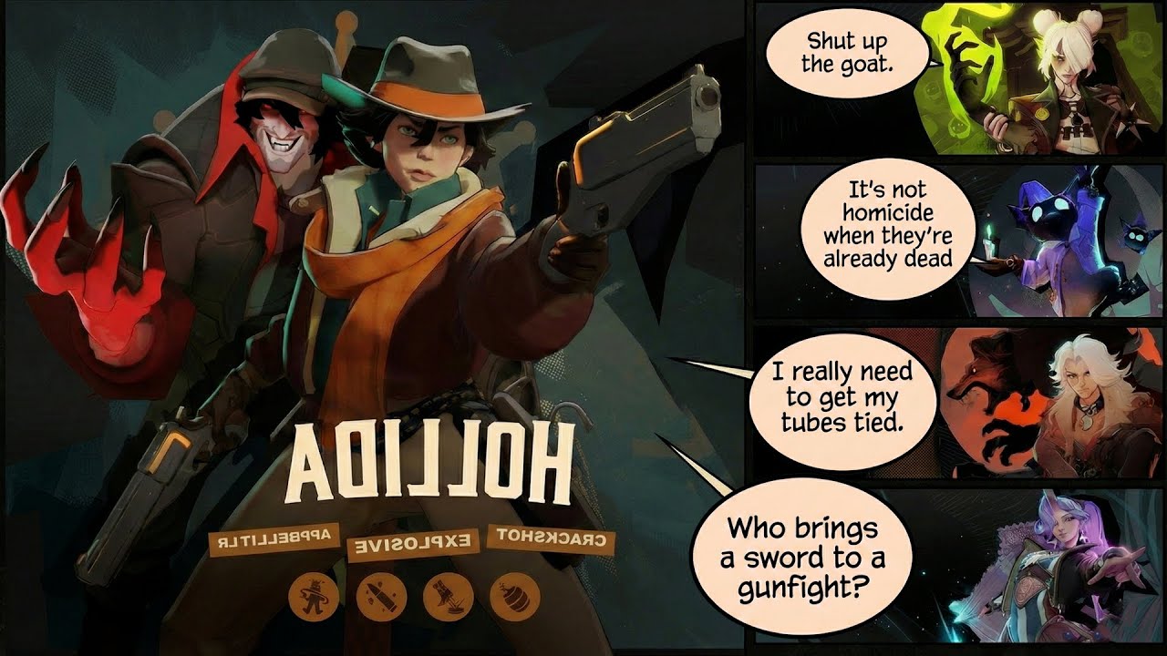 Deadlock - Holliday's New Voice Lines (Major Patch)