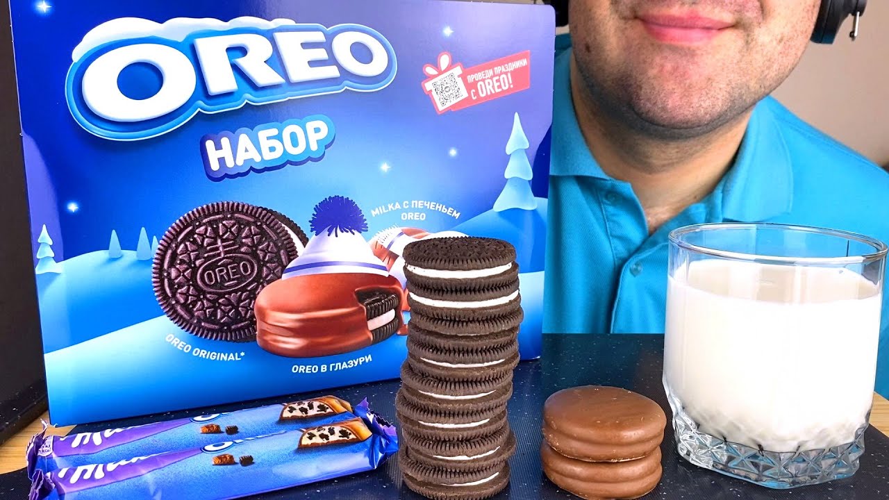 ASMR OREO PARTY MUKBANG CHOCOLATE & COOKIES (EATING SOUNDS) EATING SHOW