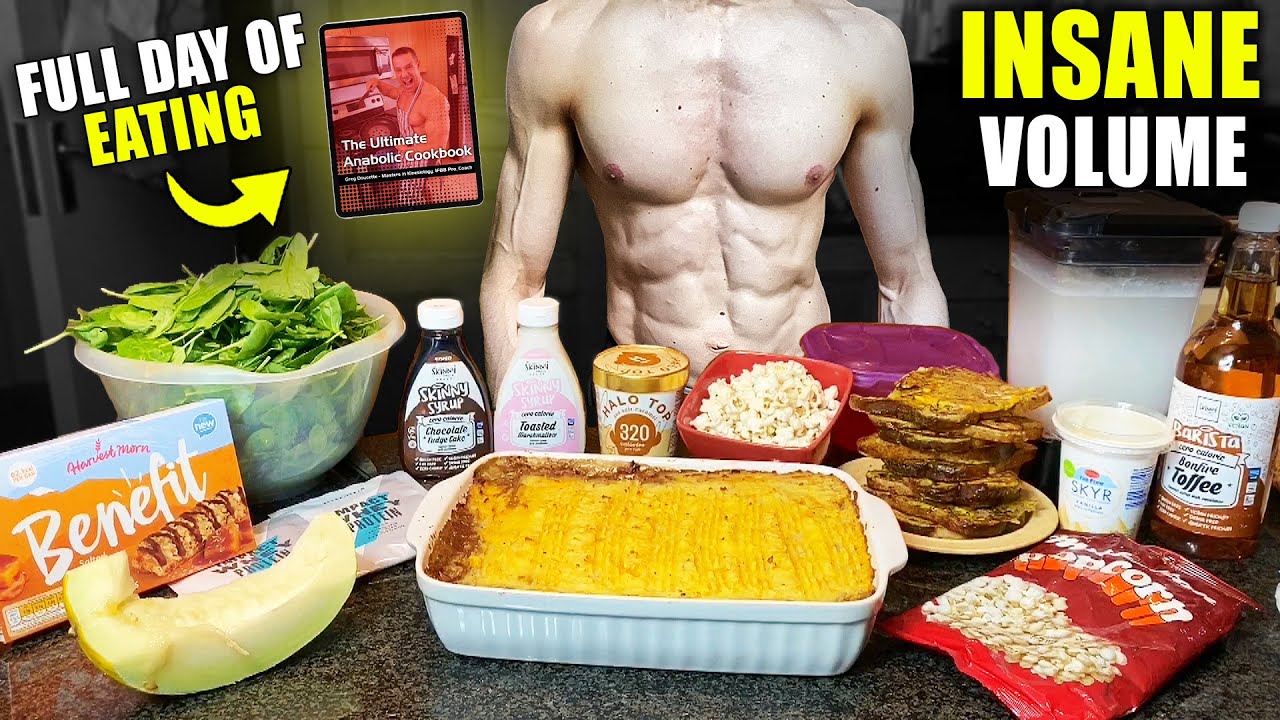 INSANELY *HIGH VOLUME* FULL DAY OF EATING (FT. GREG DOUCETTE) | Anabolic Kitchen review