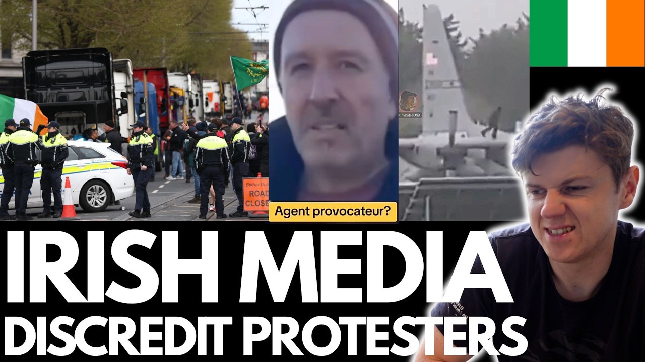 Тиранические ирландские СМИ подстрекают протестующих к действиям крайне правых.