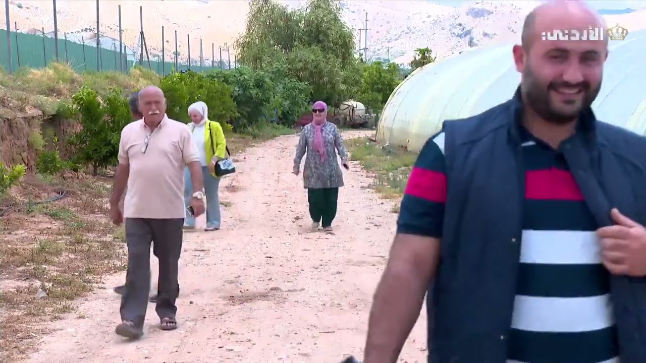 تقرير برنامج يوم جديد حول مشروع زراعة أوراق العنب من مزرعة السيد جمال عبد الهادي في الأغوار الشمالية