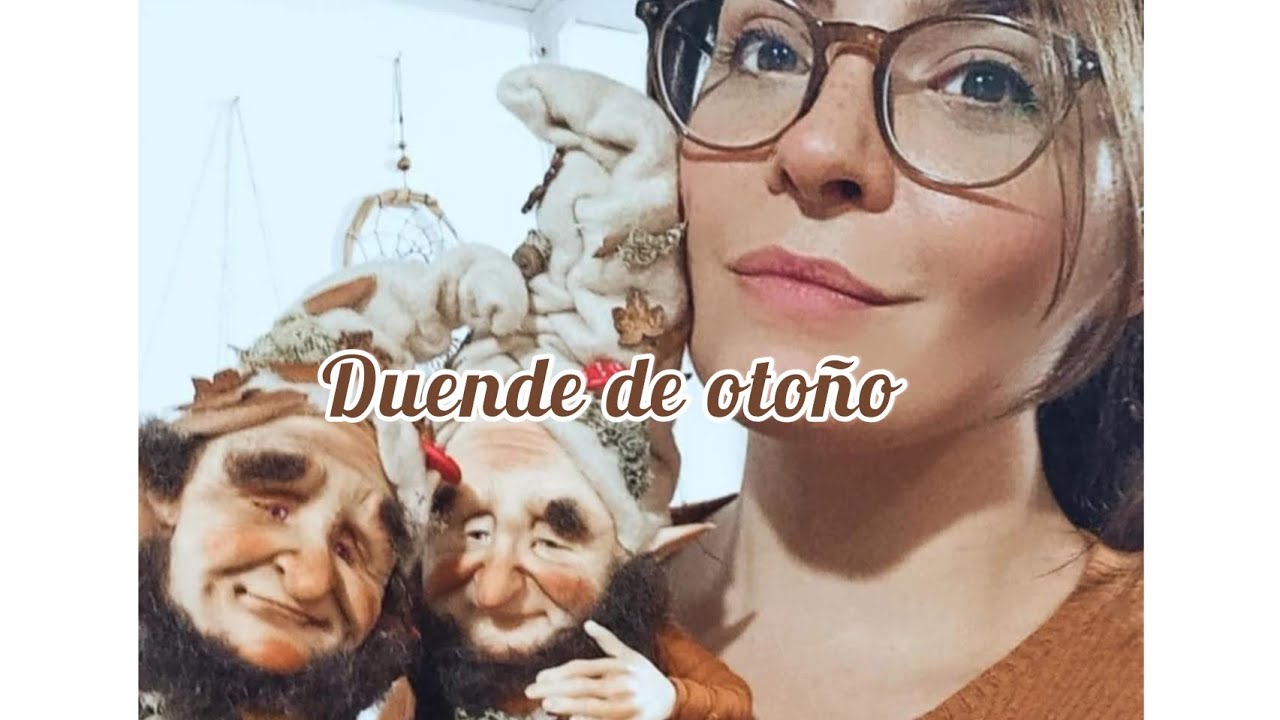 Duende articulado de otoño🍂🍁🍄