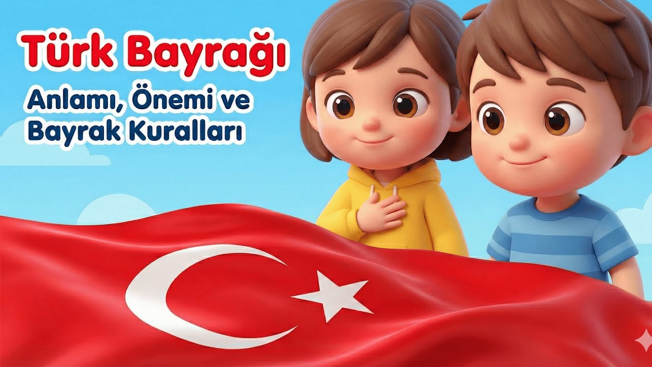 Bayrak Sevgisi | Türk Bayrağı Okul Öncesi |  Türk Bayrağının Anlamı ve Önemi ve Bayrak Kuralları 