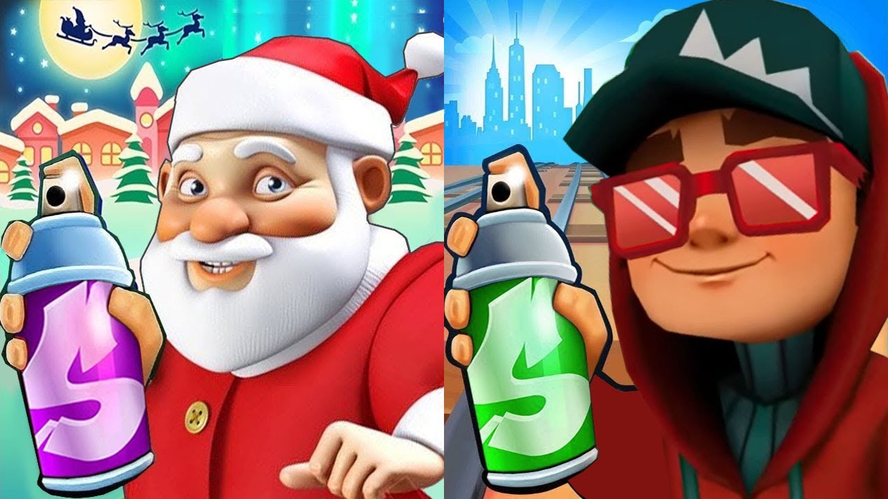 Subway Surfers St. Petersburg FESTIVE JAKE vs SANTA CLAUS Run Gameplay HD