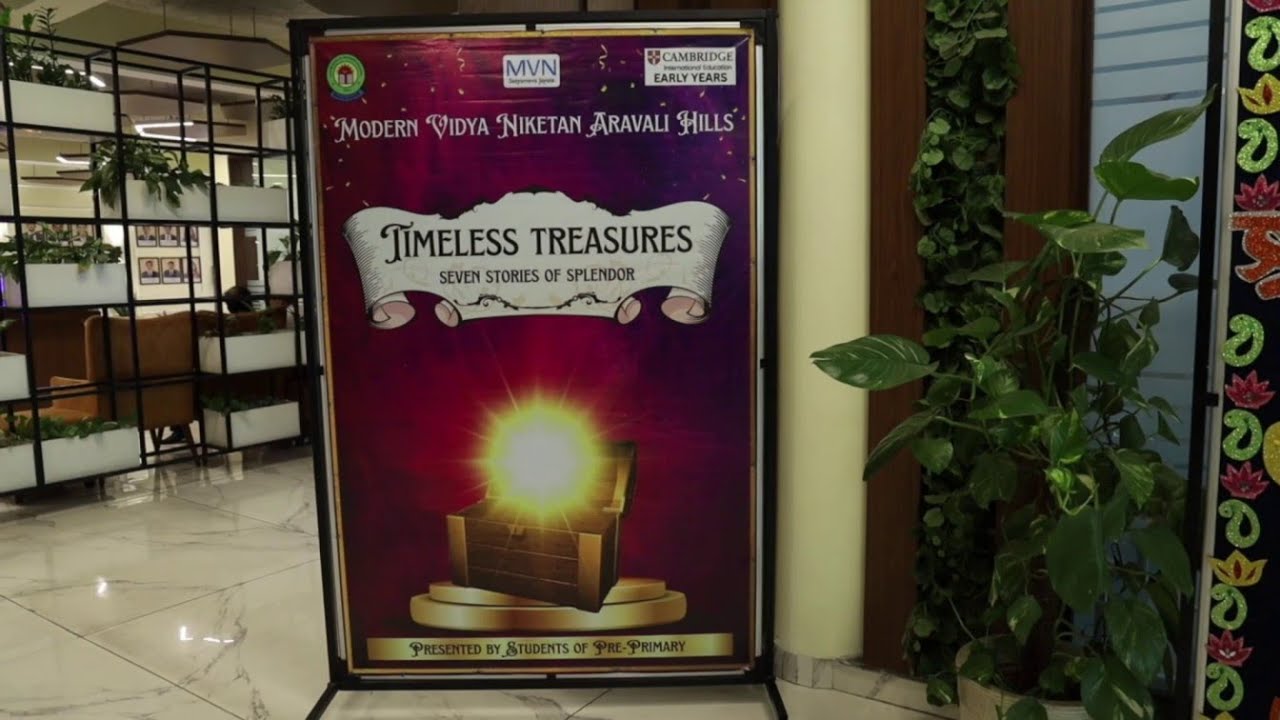 TIMELESS TREASURE SEVEN STORIES OF SPLENDOR ANNUAL CULTURAL EVENT MVN KINDERGARTEN ARAVALI HILLS