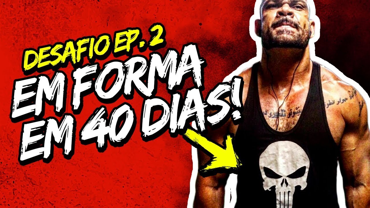 como ENTRAR em FORMA em 40 DIAS!! DESAFIO BRUNO JORDÃO (