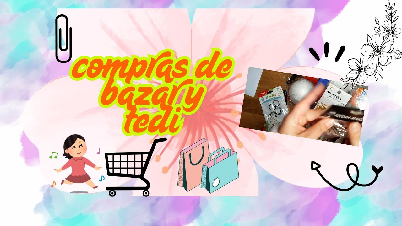 COMPRAS BAZAR Y ALGO DE TEDI#compras #scrapbooking