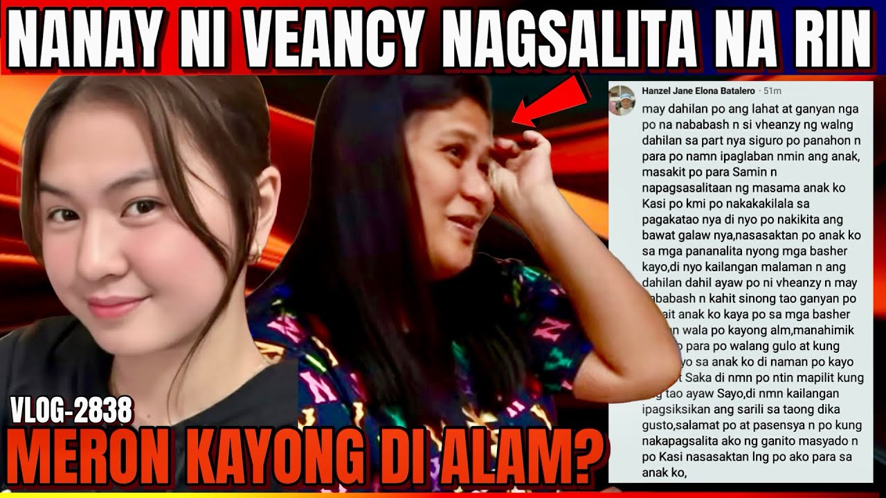 NANAY NI VEANCY NAGLABAS NG SALOOBIN | WALA KAYONG KARAPATANG IBASH ANAK KO DAHIL WALA KAYONG ALAM!