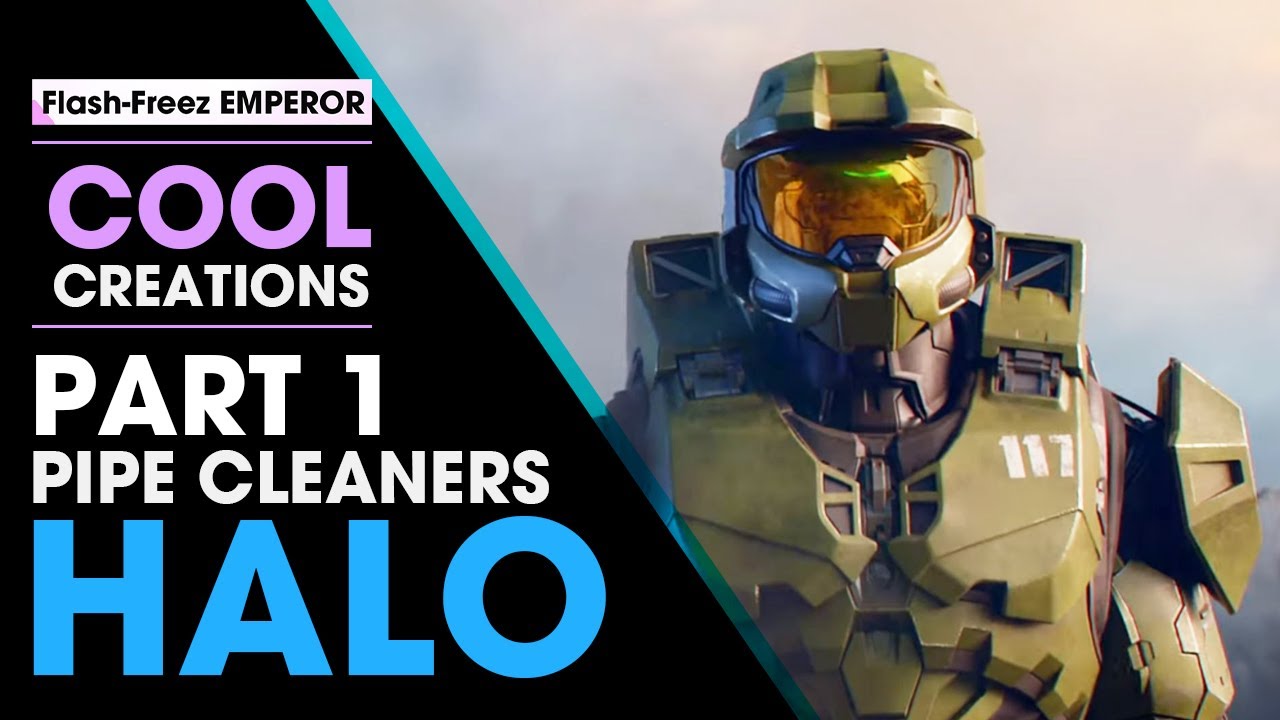 How to Make a Halo Master Chief Pipe Cleaners Character ~ PART 1