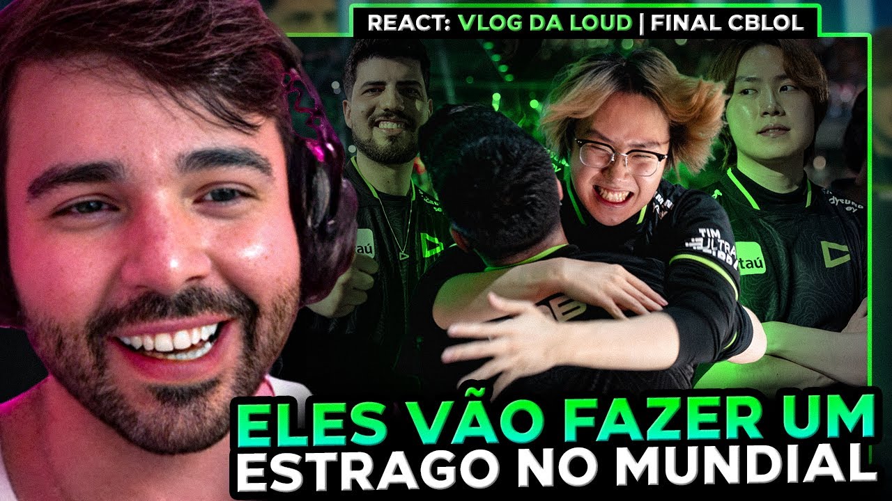 MINERVA REAGE AOS BASTIDORES DA LOUD NA FINAL DO CBLOL