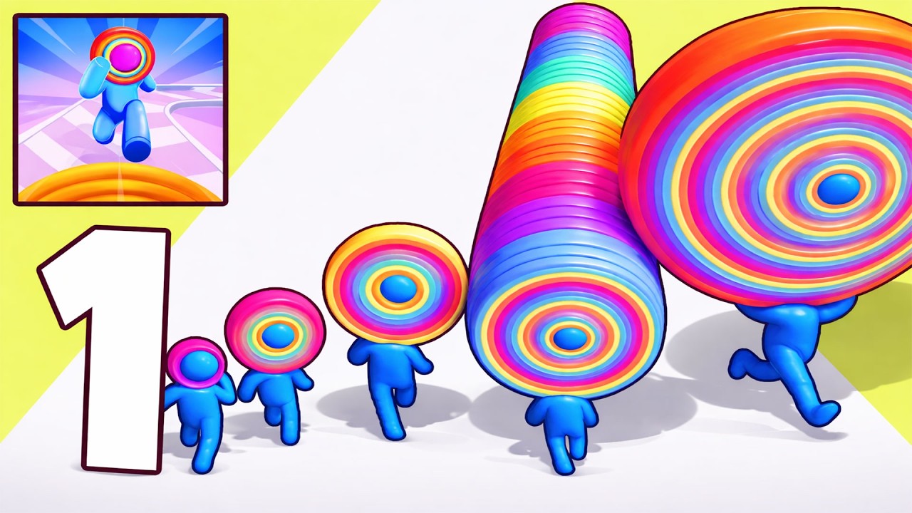 🧍Layer Man Gameplay Walkthrough Levels 2–18 – Satisfying Layer Collection & Running (Android,iOS)