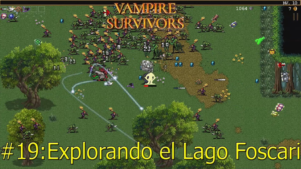 Vampire Survivors #19: Explorando el Lago Foscari