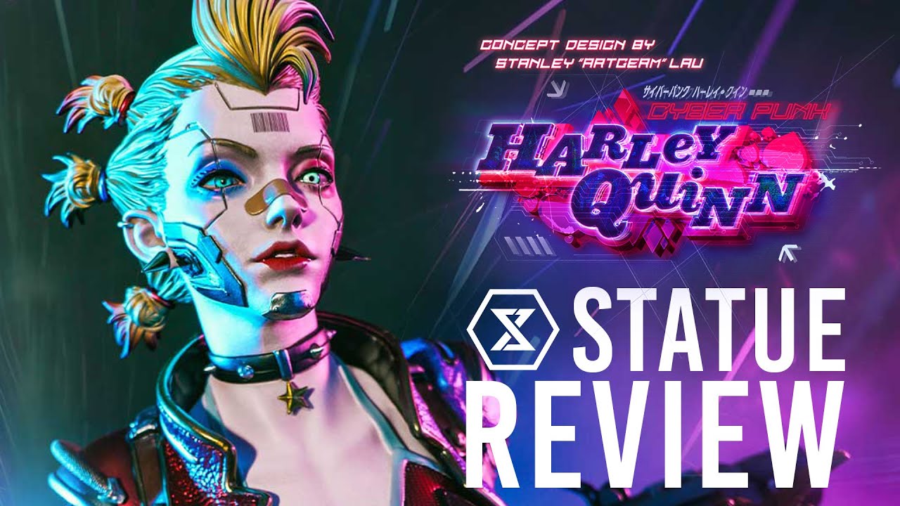 Cyberpunk Harley Quinn Concept Design by Stanley "Artgerm" Lau (Batman (Comics)) - STATUE REVIEW