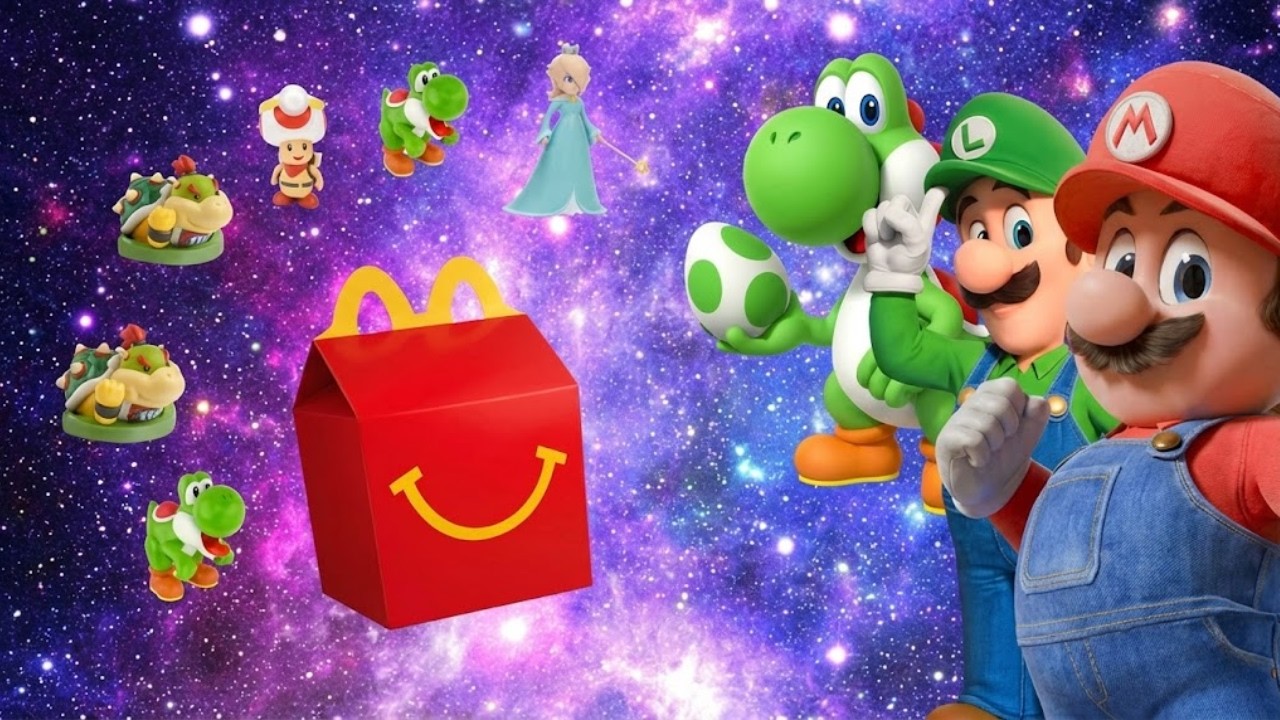 MARIO GALAXY LA PELICULA  PROMOCION DE MC DONALDS ¿ES REAL
