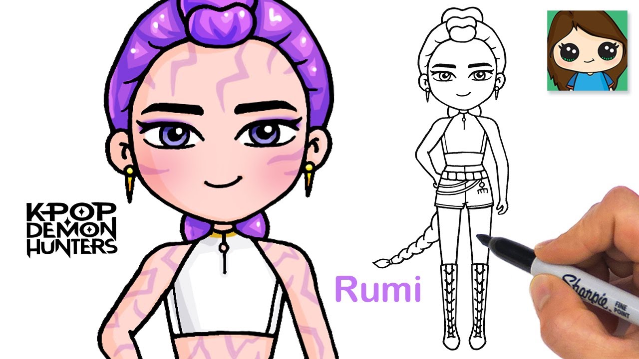 How to Draw Demon Rumi | KPop Demon Hunters