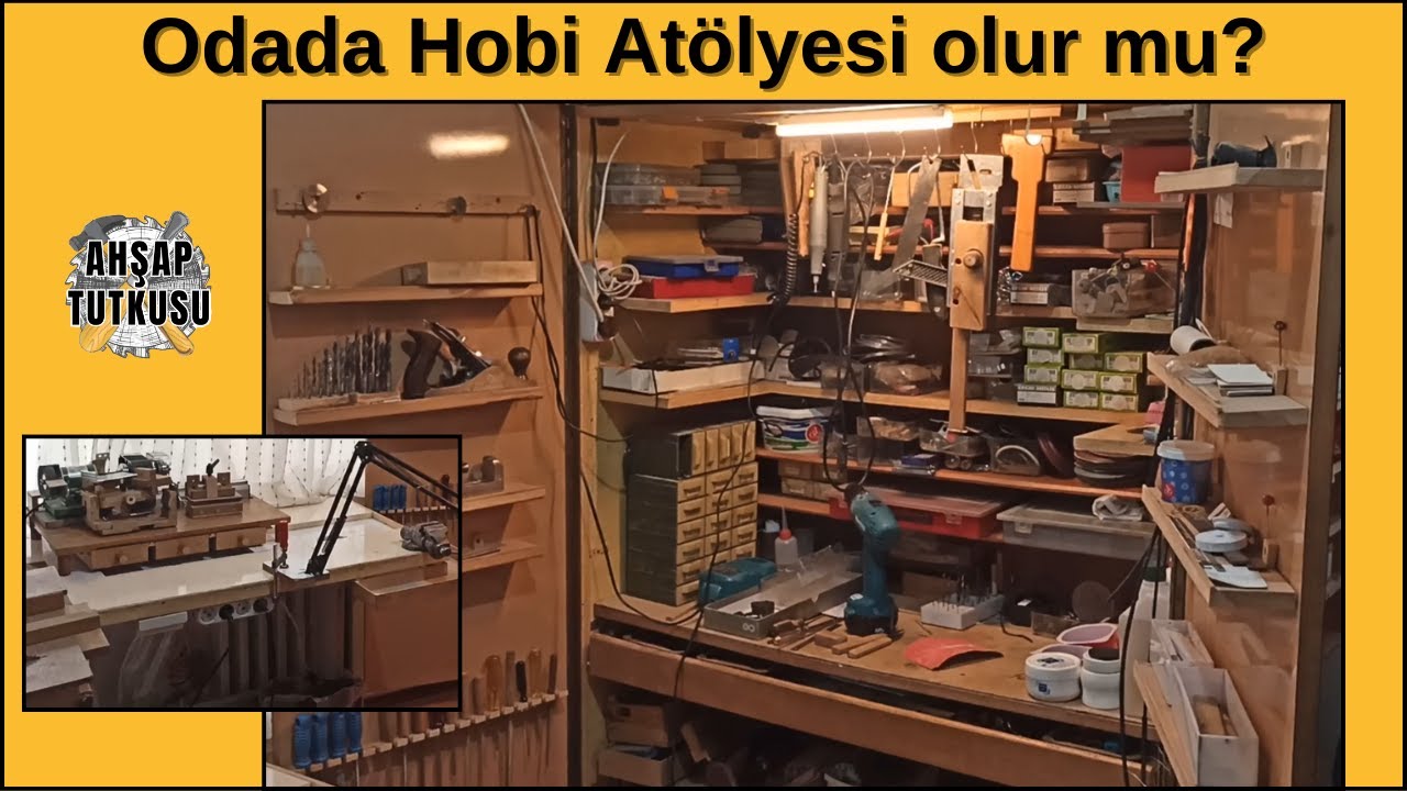 Odanızı mini bir atölyeye çevirebilirsiniz. Ev içinde hobi atölyesi olur mu?