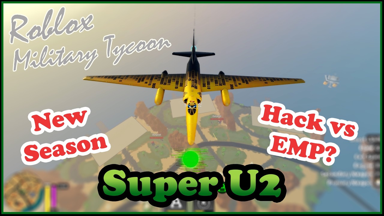 Super U2 Spy Plane, Hack Pulse Or EMP In Military Tycoon Roblox?