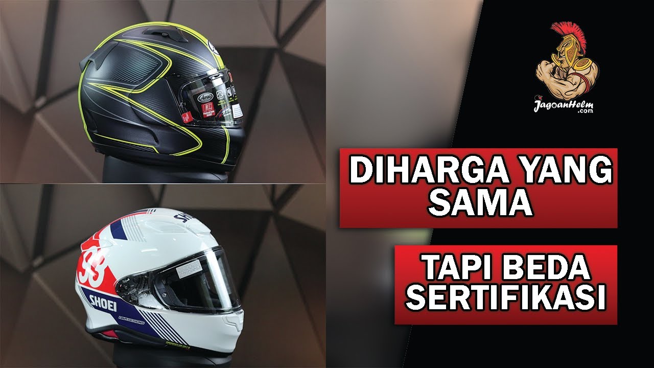 KOMPARASI : SHOEI Z8 VS ARAI XD | HARGA SAMA TAPI BEDA SERTIFIKASI