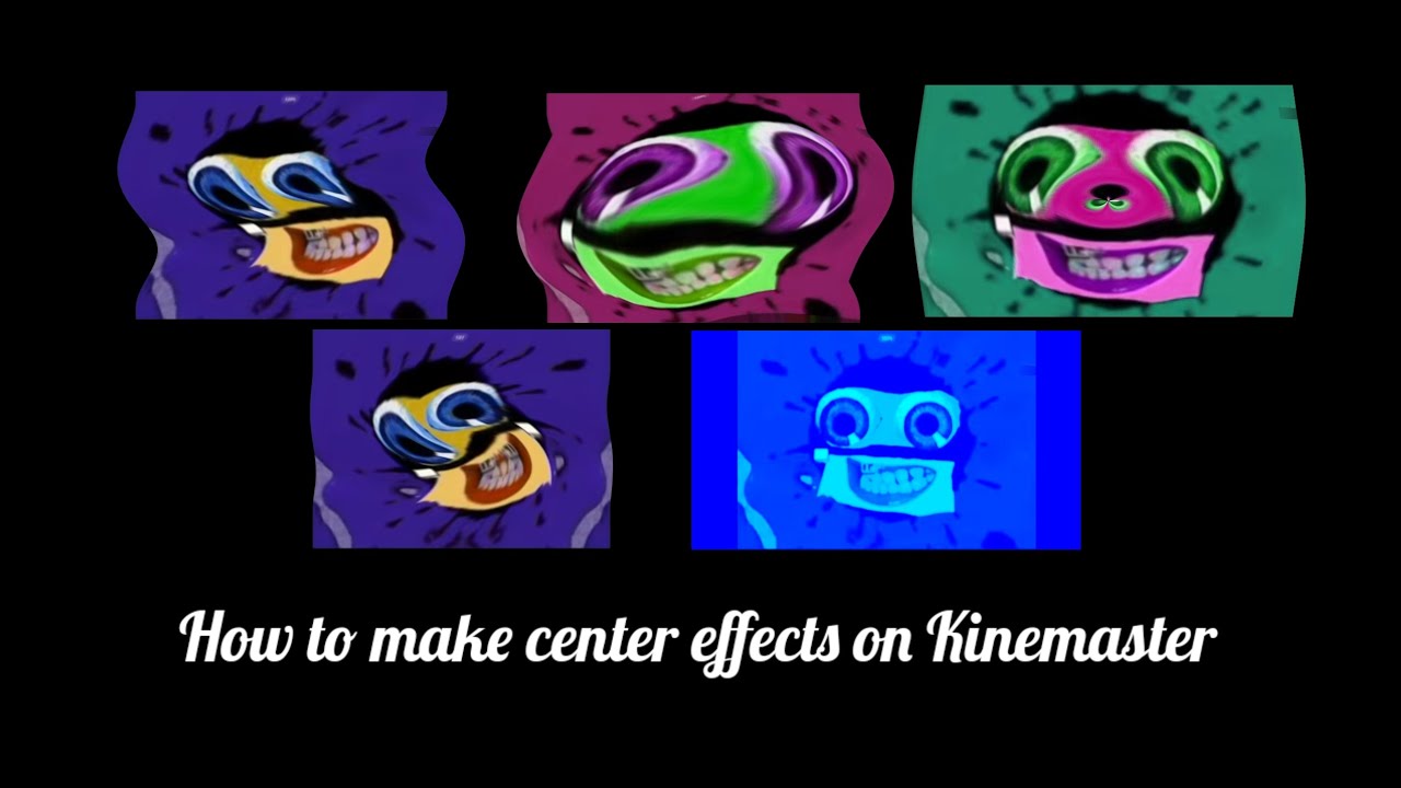 How to make center effects on Kinemaster
