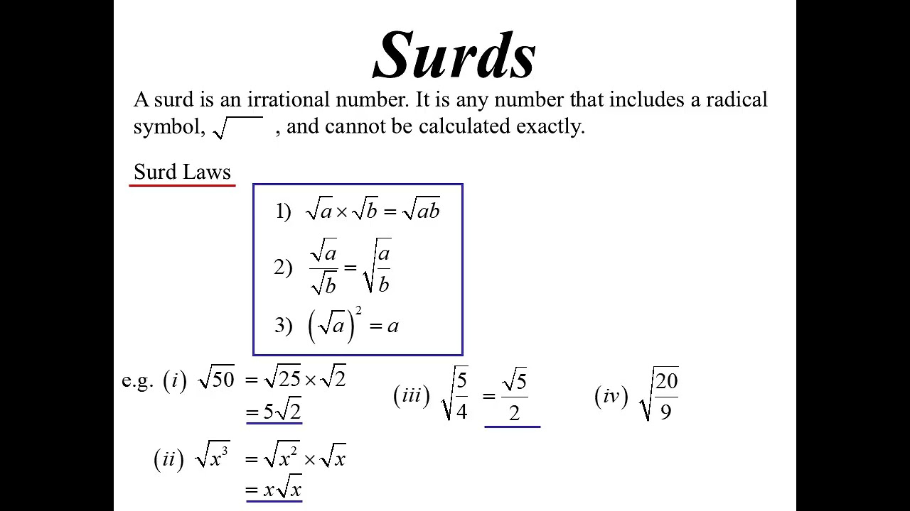 11X1 T02 02 surds 2026
