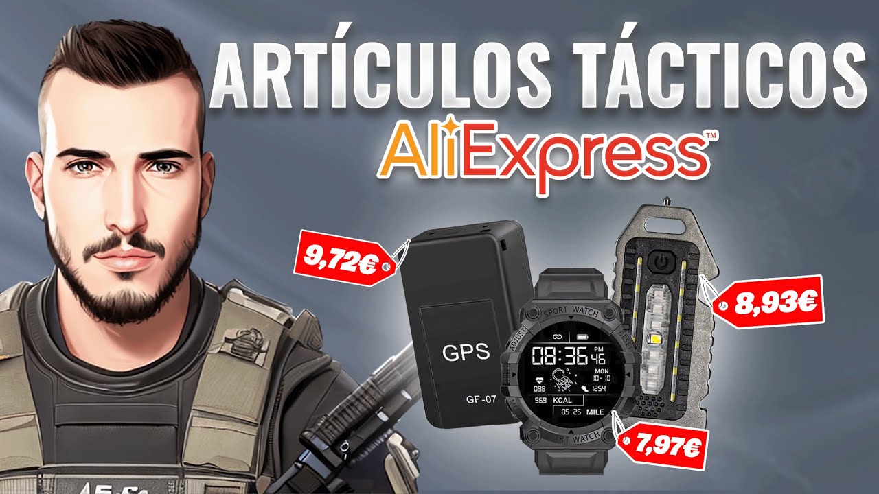 TOP 3 ART&Iacute;CULOS T&Aacute;CTICOS DE ALIEXPRESS☠️/ #aliexpress
